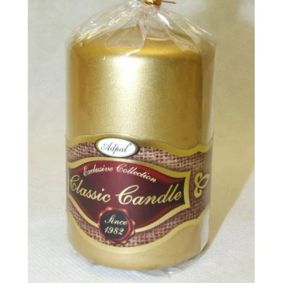 ADPAL-ŚWIECA KLUBOWA KL-3 90/58 METALIK ZŁOTO