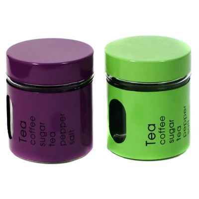 CH-POJEMNIK SZKLANY ZDOBIONY 400ML 1385