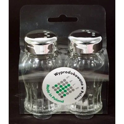 GALD-KPL. 2 POJEMNIKÓW NA PRZYPRAWY *5 OTWORÓW* CHROM