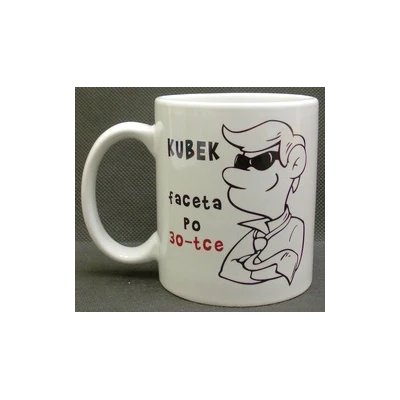 KUBEK PORCELANOWY *30-LATEK*