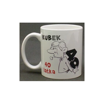 KUBEK PORCELANOWY *40-LATEK*