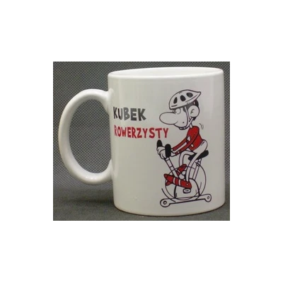 KUBEK PORCELANOWY *ROWERZYSTY*