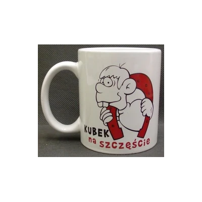 KUBEK PORCELANOWY *SZCZĘŚCIE*