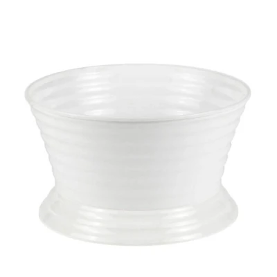 MISKA BRATEK ZE STOPKĄ 23CM BIAŁA