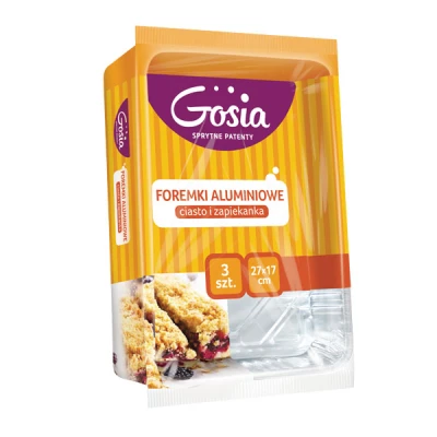 PL-FORMA ALUMINIOWA DO PIECZENIA A'3 27X17 6078