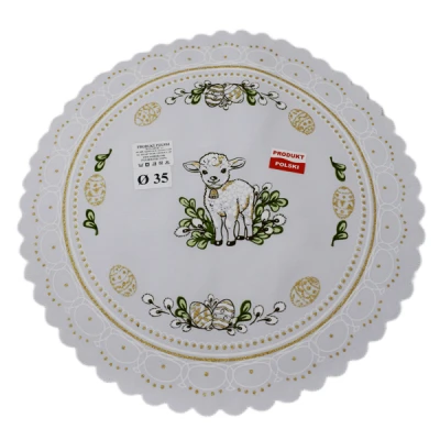 ROD-SERWETKA FI 35 *WIELKANOC* ZŁOTA /6/