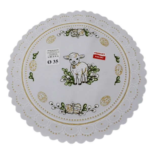 ROD-SERWETKA FI 35 *WIELKANOC* ZŁOTA /6/