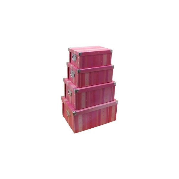 DAJ-PUDEŁ.TEK.34*25*16 RÓŻ PAS