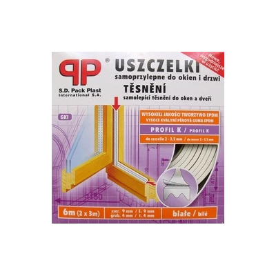 USZCZ.GUM.OKIENNA 6MB"K" BIAŁA