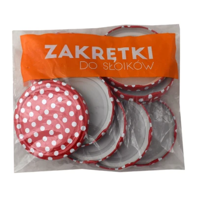 WIECZKO DUŻE 82/6 *CZERWONE GROSZKI*  A'10 /KART. 70/