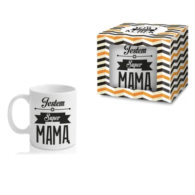 BG-KUBEK BOSS 300ML *JESTEM SUPER MAMĄ*