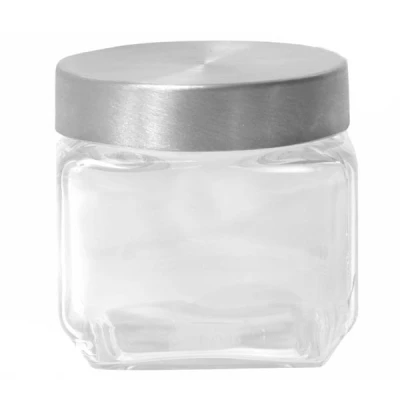 DAJ-SŁOIK 14,5CM  NIERDZ. ZAKRĘTKA KWADRAT 37818