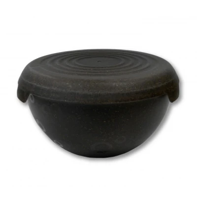 PRACTIC-MISKA PLASTIKOWA Z POKRYWĄ 1,5L KOSMOS CZARNA