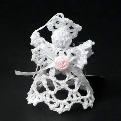 ROD-OZDOBA ŚWIĄTECZNA SZYDEŁKOWA *ANIOŁ MAŁY*