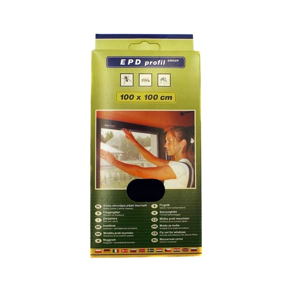 SIATKA P/OWADOM 100*100 CZARNA