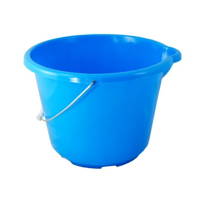 WIADRO DOMOWE 12L Z METALOWĄ RĄCZKĄ I WYLEWKĄ