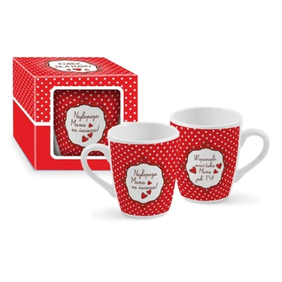 BG-KUBEK BARYŁKA *NAJLEPSZA MAMA NA ŚWIECIE* KROPKI