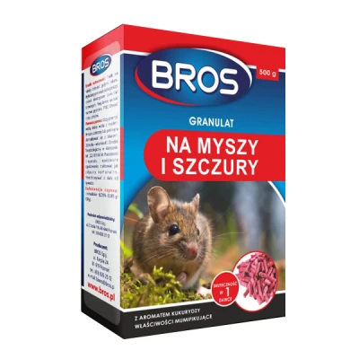 BROS-GRANULAT NA MYSZY 250G./15/  X