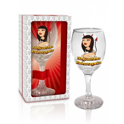 BG-KIELISZEK DO WINA 220ML *NIEGRZECZNA DZIEWCZYNKA*