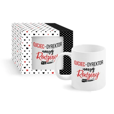 BG-KUBEK BOSS 300ML *OJCIEC-DYREKTOR NASZEJ RODZINY*