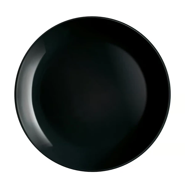 DIWALI-TALERZ OBIADOWY 25CM CZARNY 00417