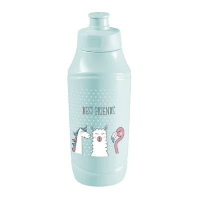 BIDON BUTELKA NA WODĘ DLA DZIECI 350 ML MIĘTOWY MAŁY LEKKI DO SZKOŁY