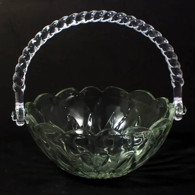 CH-KOSZYK SZKLANY Z RĄCZKĄ 15,5CM *DIAMOND/SUN* 1699