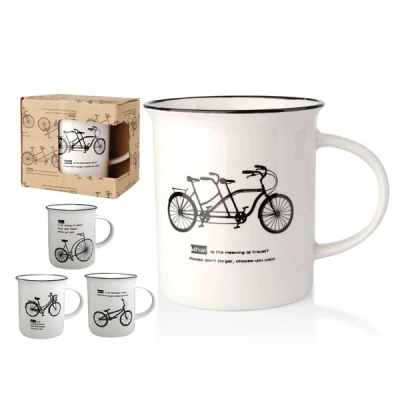 MON-KUBEK ROWER BIAŁY 300ML 9562