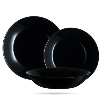 ZELIE-KPL. 18EL. OBIADOWY CZARNY V3894