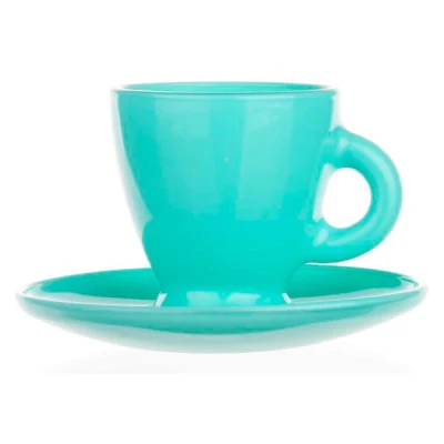 GLA-KPL. FILIŻANKA+SPODEK 85ML TURKUS