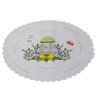 ROD-SERWETKA OWAL 30X43 *WIELKANOC* /5/ ZŁOTE