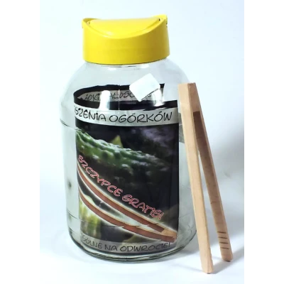 SŁÓJ 4L+WIECZKO PL+SZCZYPCE  *3006*/PAK.2SZT/