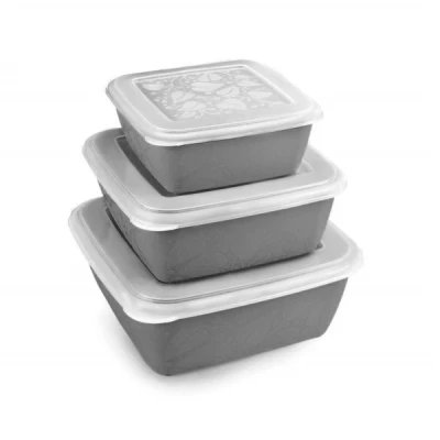 BENTOM-KPL. 3 POJEMNIKÓW KWADRAT