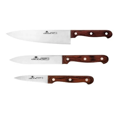 GERLACH-KPL. 3 NOŻY KUCHENNYCH /8'-5'-3,5'/ *955*