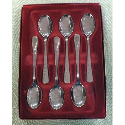 GERLACH-KPL.6SZT ŁYŻECZEK DO KAWY W PUDEŁKU *04AP* CELESTIA