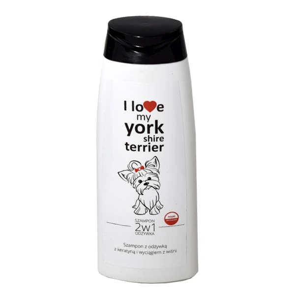 SZAMPON DLA PSA Z ODŻYWKĄ *LOVE YORK* 2w1 250ml