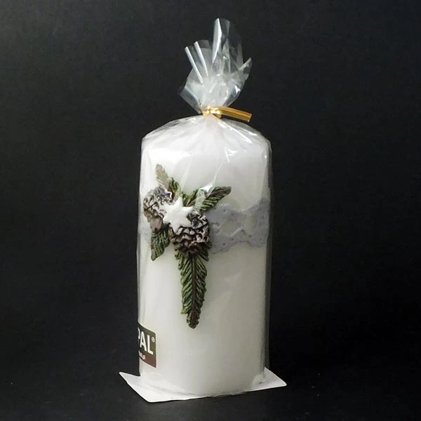 ADPAL-ŚWIECA KLUBOWA KL-4 ŚWIERKOWY ZAKĄTEK LAKIER BIAŁA