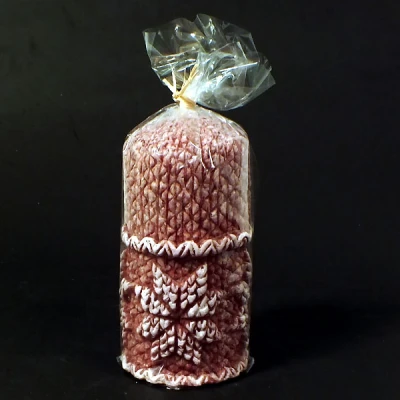 ADPAL-ŚWIECA WALEC 125/70 WOOL-GWIAZDA CAPPUCCINO