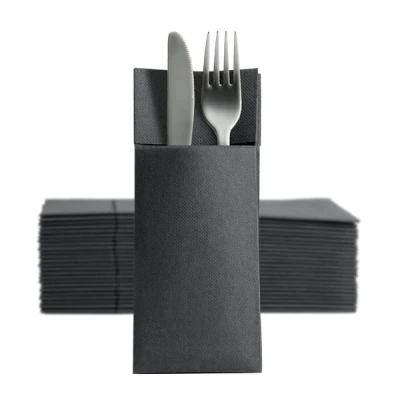 AKU-SERWETKI CLARINA KANGUREK CZARNE 50SZT