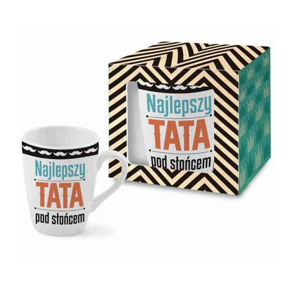 BG-KUBEK BARYŁKA 300ML *NAJLEPSZY TATA POD SŁOŃCEM*