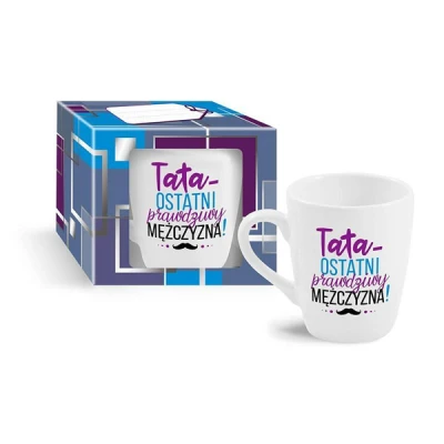 BG-KUBEK BARYŁKA 300ML *TATA OSTATNI PRAWDZIWY MĘŻCZYZNA*