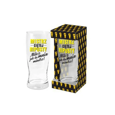 BG-SZKLANKA DO PIWA 500ML *MISTRZ CIĘTEJ RIPOSTY*
