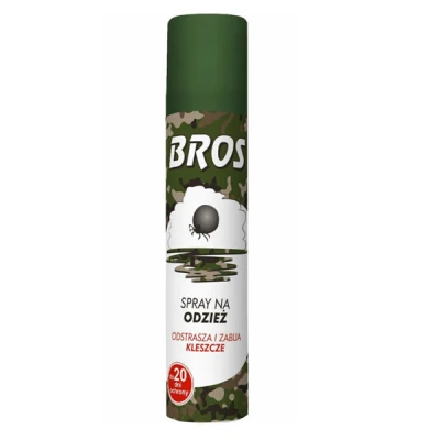 BROS-SPRAY NA ODZIEŻ - ZABIJA KLESZCZE 90ML