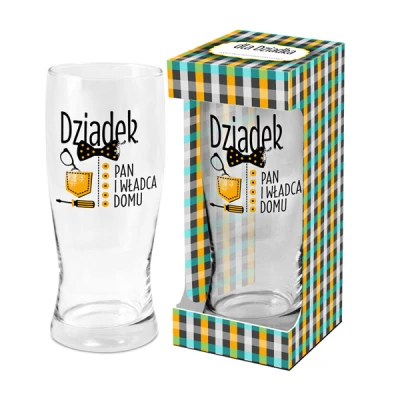 CF-SZKLANKA DO PIWA 500ML *DZIADEK PAN I WŁADCA DOMU*