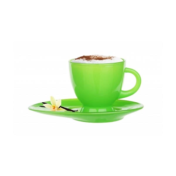 GLA-FILIŻANKA+SPODEK ZIELONA *ELIPSA* 20