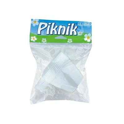 AKU-12 FILIŻANEK PIKNIK *BIAŁE*