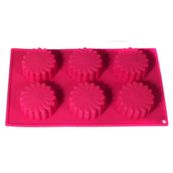 KH-4644 SILIKONOWA FOREMKA NA 6 MUFINEK GERBER