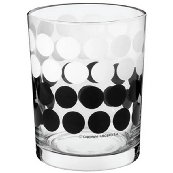 KR-3 SZKLANKI NISKIE 8403-0250 BLACK&WHITE