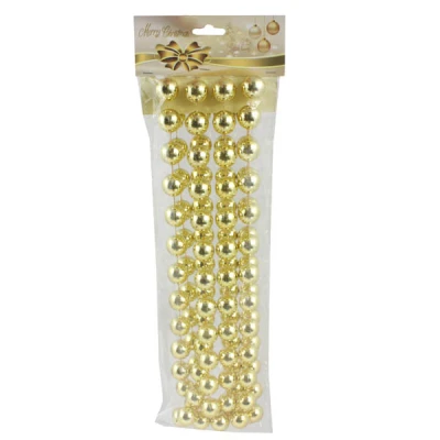 CH-GIRLANDA 2,7M KORALIKI ZŁOTE 8458