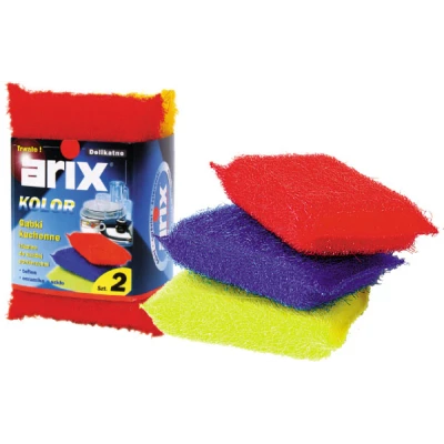 ARIX-GĄBKA KUCHENNA Z KOLOROWĄ WLÓKNINĄ DISK
